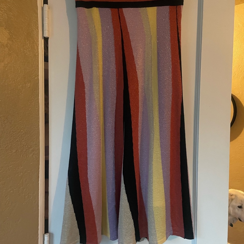Anthropology Multicolor Striped Women's Skirt